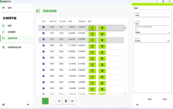 Leveling Network Adjustment